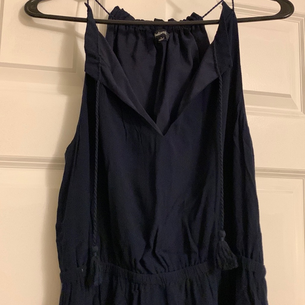 Madewell navy long dress